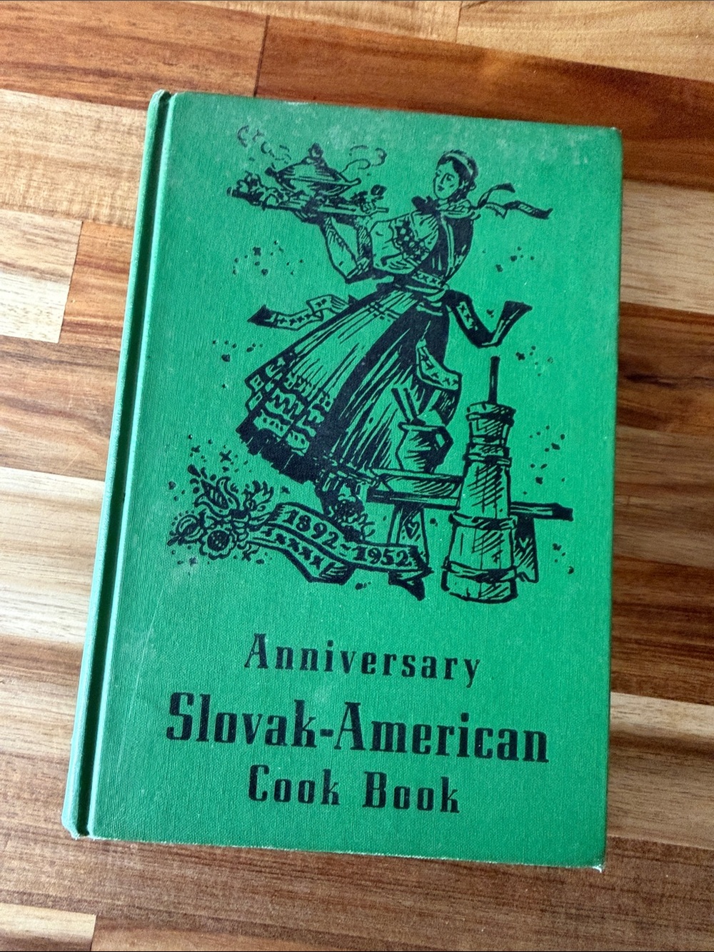Anniversary Slovak-American Cook Book - Green Hardcover